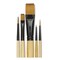 Dynasty Black Gold Decor Set - Decorative Starter Brushes, Set of 5